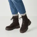 Tamaris enkellaars chunky zool - mocca