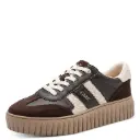 Marco Tozzi sneaker met teddy - mocca