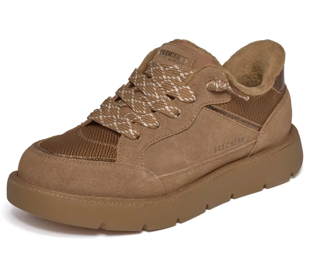 Skechers dames slip-ins street hiker chestnut