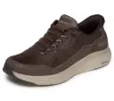 Skechers dames slip-ins natural ease - chocolate