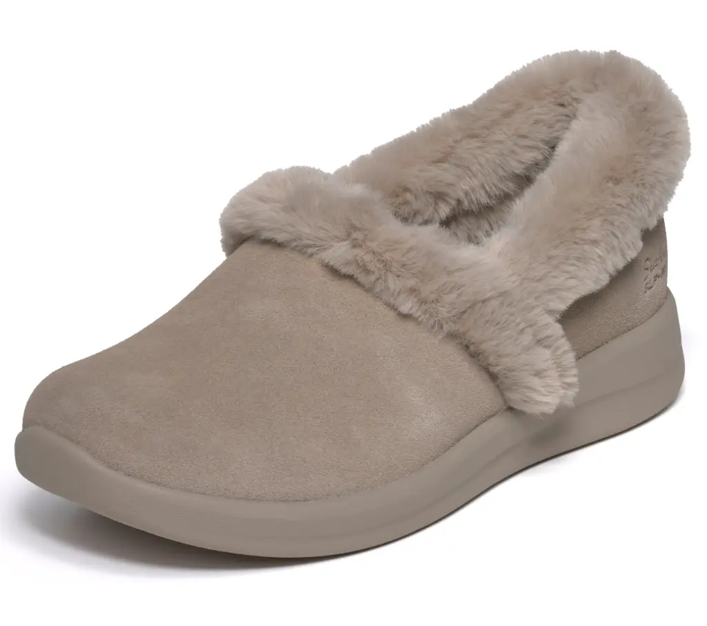 Skechers dames slip-ins snowy bliss - taupe