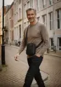 Enrico Benetti schoudertas - Siena black