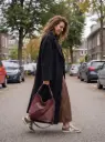 Enrico Benetti schoudertas - Molly burgundy