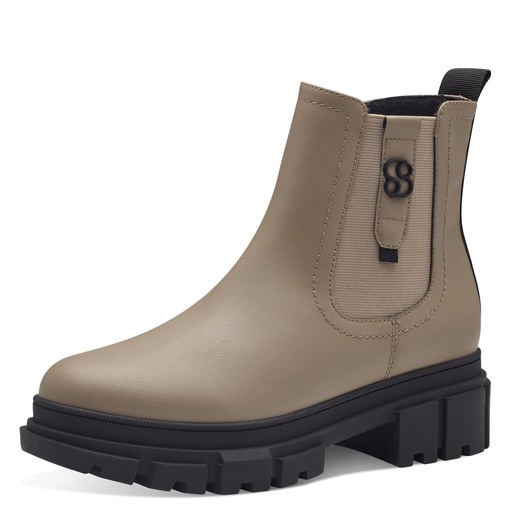 S Oliver lage enkellaars taupe
