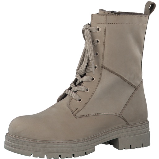 Marco Tozzi enkellaars taupe nubuck