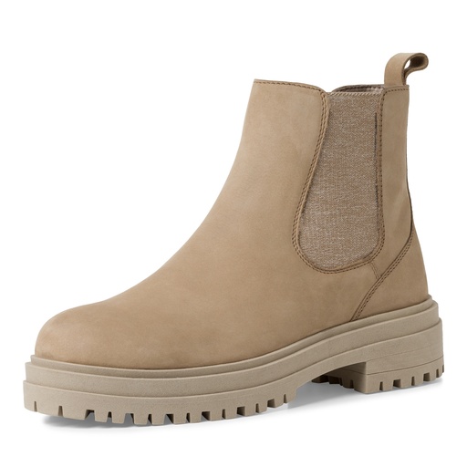 Marco Tozzi lage laars nubuck taupe