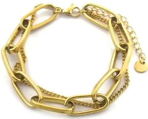 Musthaves armband schakels goud
