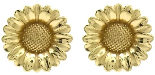 Musthaves grote oorbellen zonnebloemen
