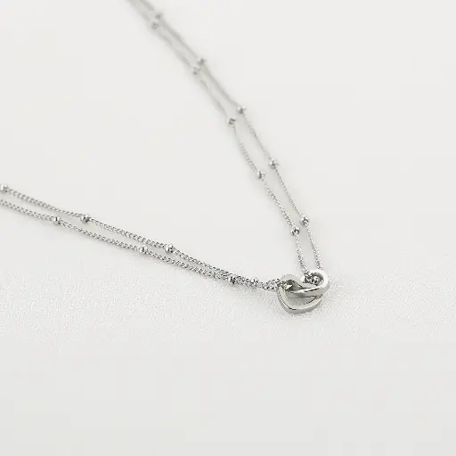 [JE15782] Michelle Bijou ketting hartjes