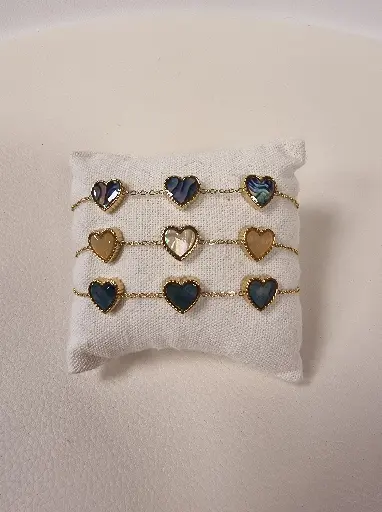 Michelle Bijou armband hartjes