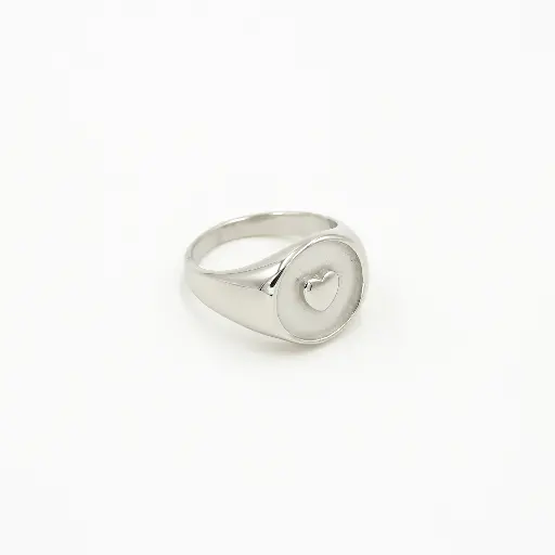 [JE12794] Michelle Bijou ring hartje