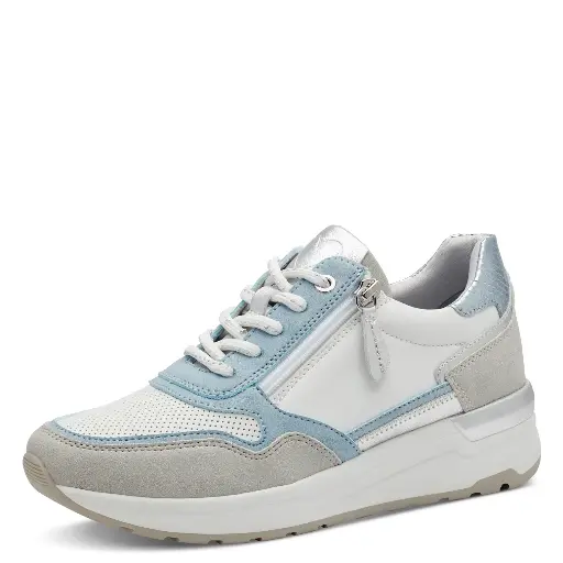 Marco Tozzi sneaker white/light blue