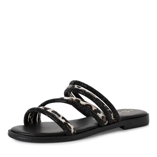 Marco Tozzi slipper black comb 