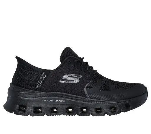 Skechers dames glide step pro black