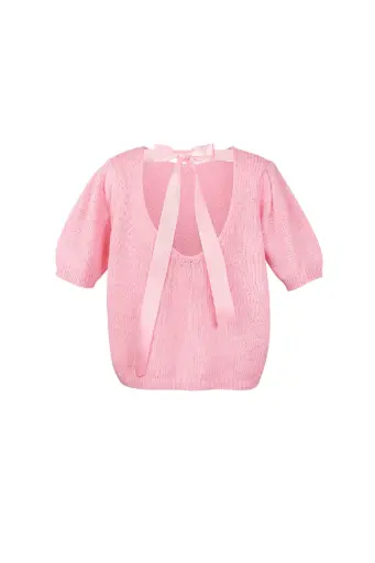 Gimme truitje strik roze