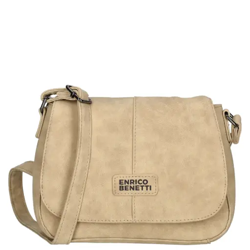 [66699] Enrico Benetti schoudertas - Kensi taupe