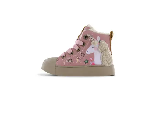 Shoesme hoge sneakers meisjes - old pink