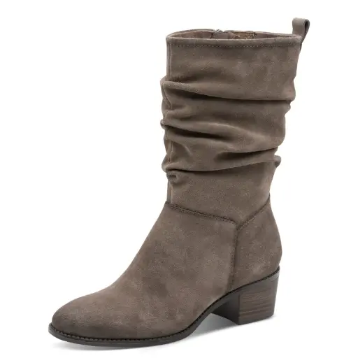 Tamaris halfhoge laars taupe 