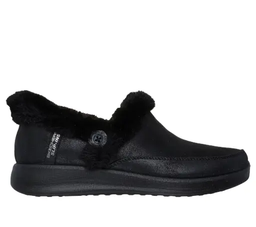 Skechers dames slip-ins cozy escape - black