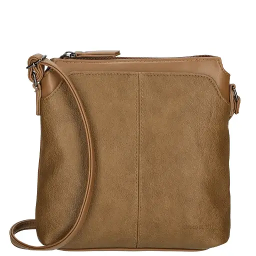 [66791] Enrico Benetti schoudertas - Yvonne camel