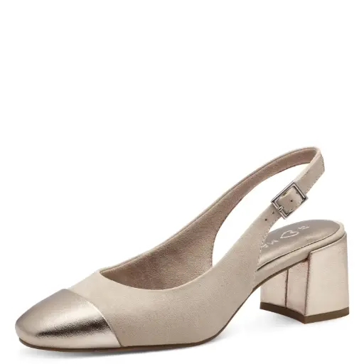 Marco Tozzi slingback dune comb