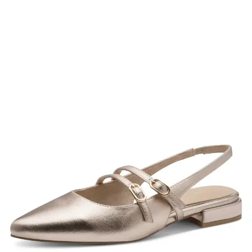 Marco Tozzi slingback platinum