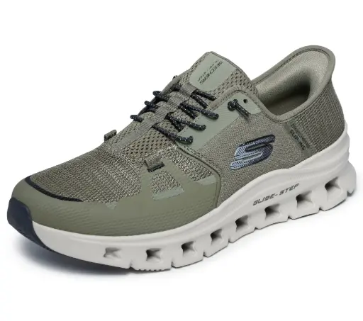 Skechers heren slip-ins glide-step pro - olive