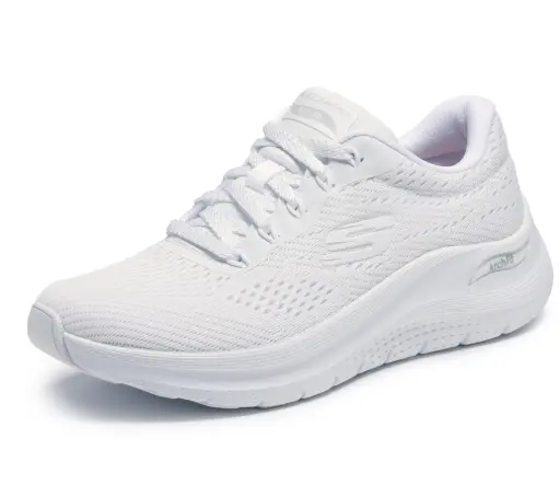 Skechers dames arch fit - white