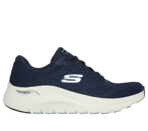 Skechers dames arch fit - navy