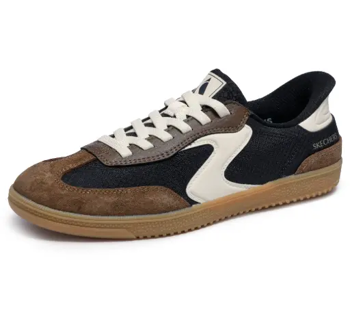 Skechers dames everyday ease slip-ins - black/brown