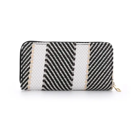 [BG831] Michelle Bags portemonnee - zwart/beige