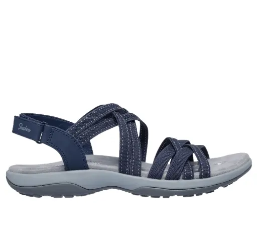 Skechers dames sandaal stretch fit - navy