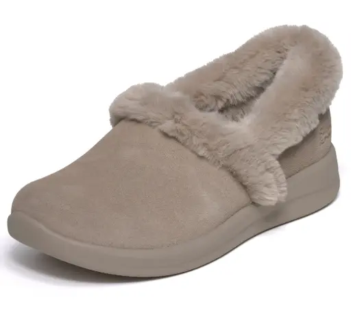 Skechers dames slip-ins snowy bliss - taupe