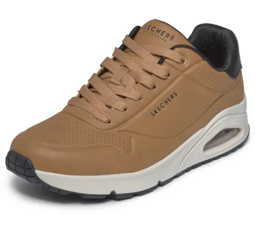 Skechers heren uno - vintage steps whiskey